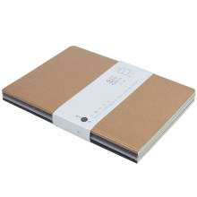 Andstal Simple Thread-bound A5 Hand Account Journal Notebook Cowhide Cover Spiral Notebook Office Supplies